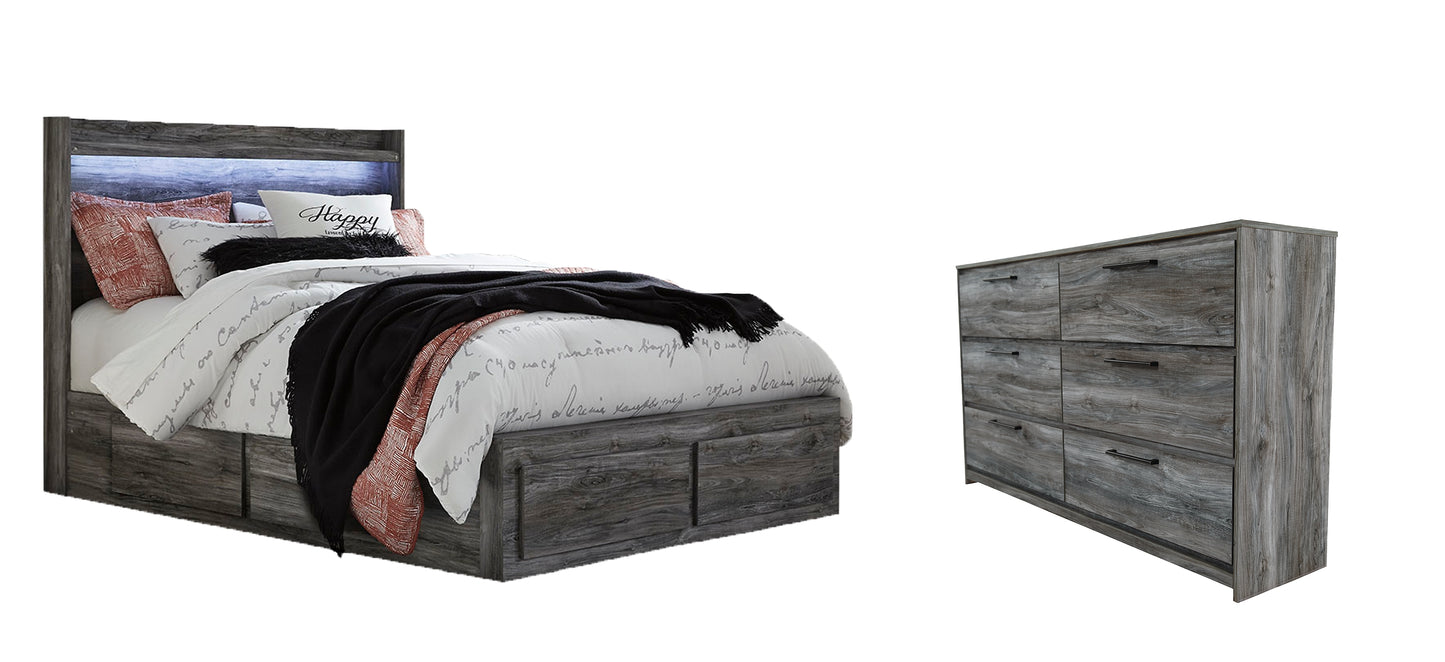 Baystorm Queen Panel Bed with 6 Storage Drawers with Dresser JB's Furniture  Home Furniture, Home Decor, Furniture Store