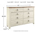 Willowton Twin Panel Headboard with Dresser JB's Furniture  Home Furniture, Home Decor, Furniture Store