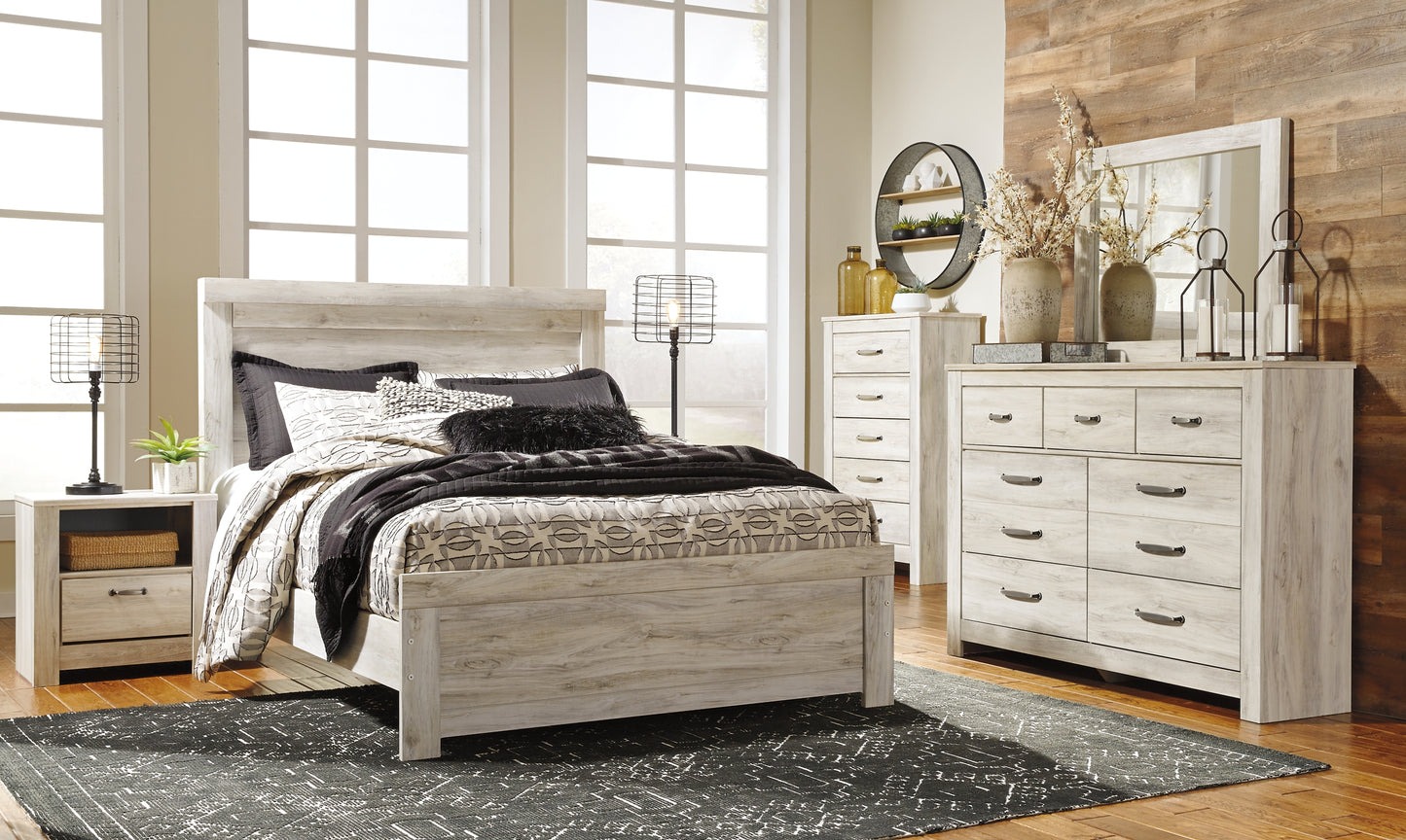 Bellaby Queen Panel Bed with Mirrored Dresser, Chest and Nightstand JB's Furniture  Home Furniture, Home Decor, Furniture Store