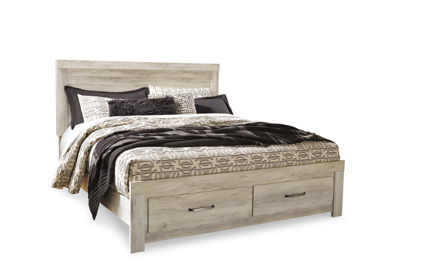 Bellaby Queen Platform Bed with 2 Storage Drawers with Mirrored Dresser, Chest and 2 Nightstands JB's Furniture  Home Furniture, Home Decor, Furniture Store