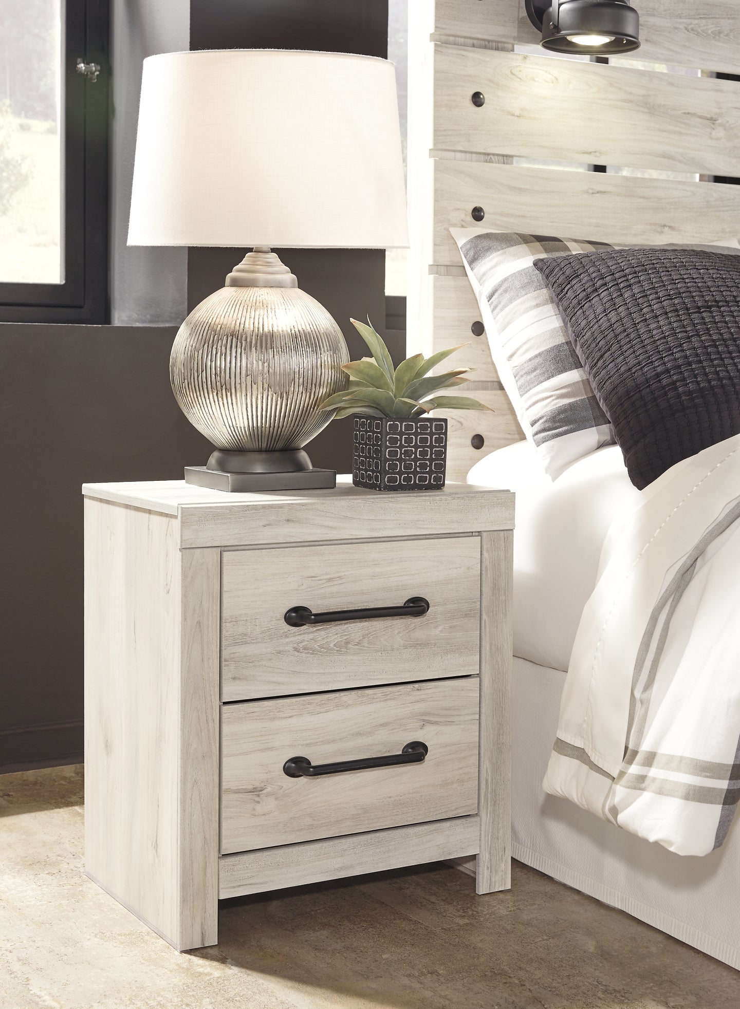 Cambeck Queen Panel Bed with 4 Storage Drawers with Mirrored Dresser, Chest and 2 Nightstands JB's Furniture  Home Furniture, Home Decor, Furniture Store