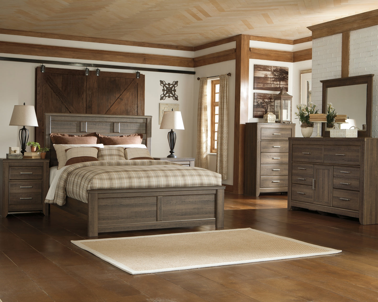 Juararo Queen Panel Bed with Dresser JB's Furniture  Home Furniture, Home Decor, Furniture Store