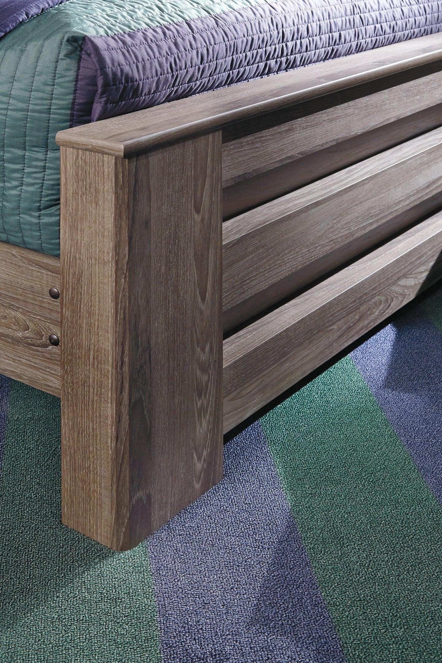 Zelen Queen Panel Bed with Mirrored Dresser JB's Furniture  Home Furniture, Home Decor, Furniture Store