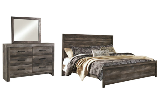 Wynnlow King Panel Bed with Mirrored Dresser JB's Furniture  Home Furniture, Home Decor, Furniture Store