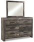 Wynnlow Queen Crossbuck Panel Bed with Mirrored Dresser JB's Furniture  Home Furniture, Home Decor, Furniture Store