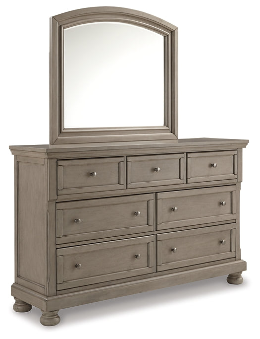 Lettner California King Panel Bed with Mirrored Dresser and Chest JB's Furniture  Home Furniture, Home Decor, Furniture Store