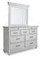 Kanwyn Queen Panel Bed with Mirrored Dresser, Chest and 2 Nightstands JB's Furniture  Home Furniture, Home Decor, Furniture Store