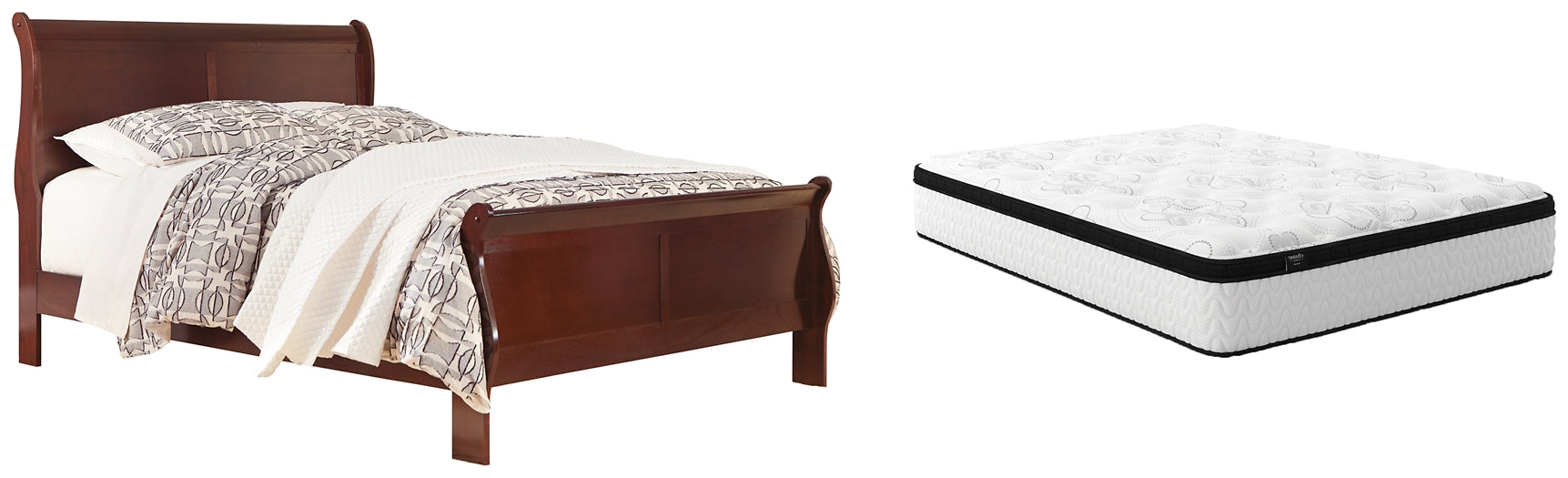 Alisdair Queen Sleigh Bed with Mattress JB's Furniture Furniture, Bedroom, Accessories