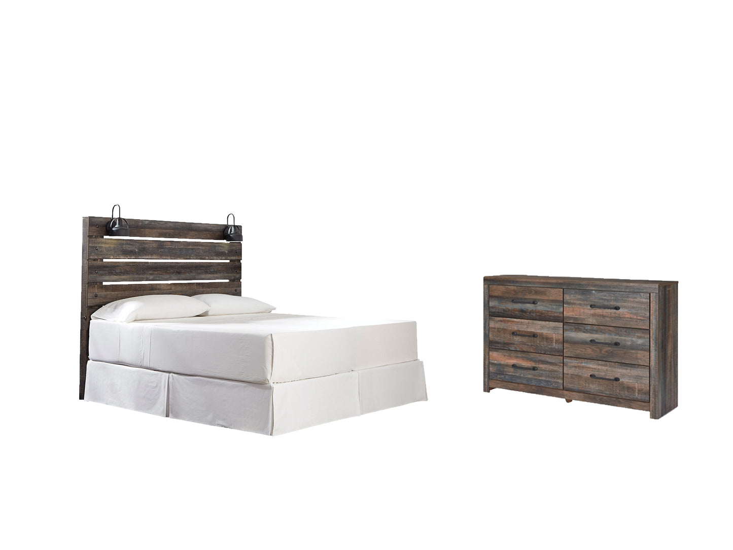 Drystan King Panel Headboard with Dresser JB's Furniture  Home Furniture, Home Decor, Furniture Store