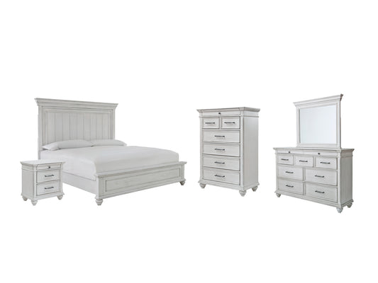Kanwyn Queen Panel Bed with Mirrored Dresser, Chest and Nightstand JB's Furniture  Home Furniture, Home Decor, Furniture Store