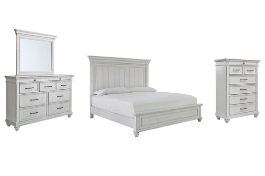Kanwyn King Panel Bed with Mirrored Dresser and Chest JB's Furniture  Home Furniture, Home Decor, Furniture Store