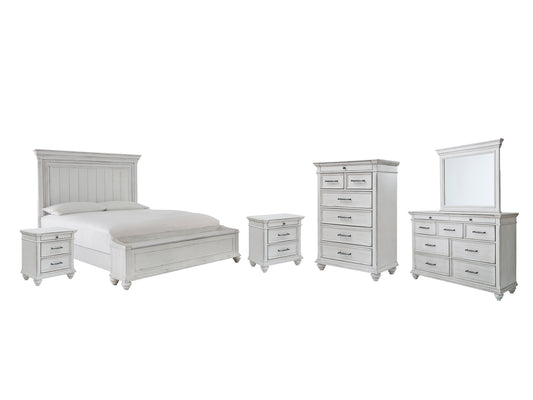 Kanwyn Queen Panel Bed with Storage with Mirrored Dresser, Chest and 2 Nightstands JB's Furniture  Home Furniture, Home Decor, Furniture Store