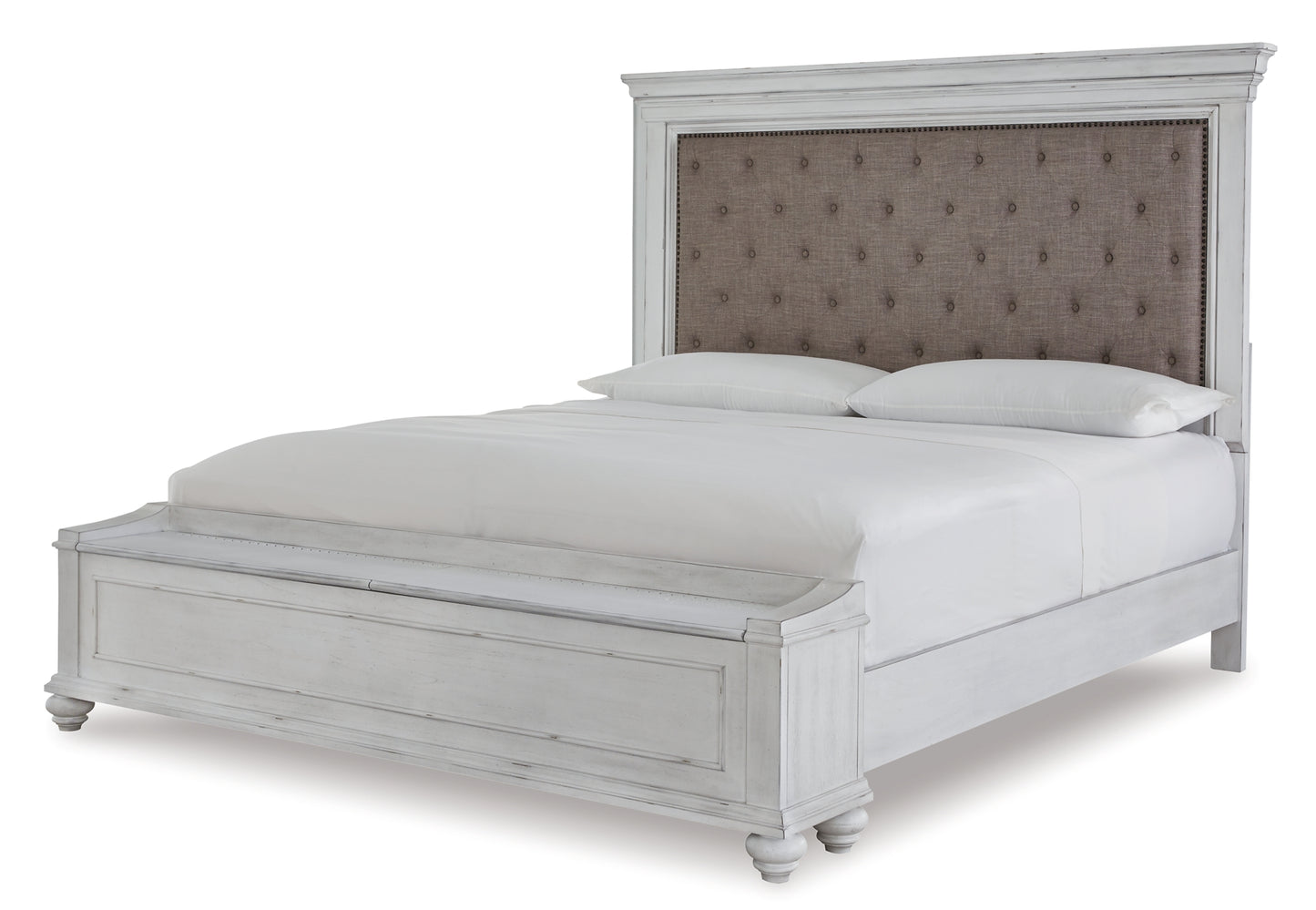 Kanwyn Queen Panel Bed with Storage with Mirrored Dresser, Chest and 2 Nightstands JB's Furniture  Home Furniture, Home Decor, Furniture Store