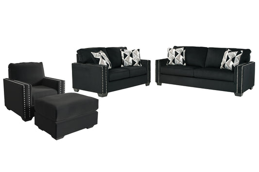 Gleston Sofa, Loveseat, Chair and Ottoman JB's Furniture  Home Furniture, Home Decor, Furniture Store