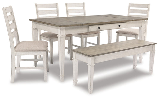 Skempton Dining Table and 4 Chairs and Bench JB's Furniture  Home Furniture, Home Decor, Furniture Store