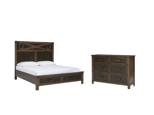 Wyattfield King Panel Bed with Dresser JB's Furniture  Home Furniture, Home Decor, Furniture Store