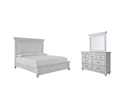 Kanwyn King Panel Bed with Mirrored Dresser JB's Furniture  Home Furniture, Home Decor, Furniture Store