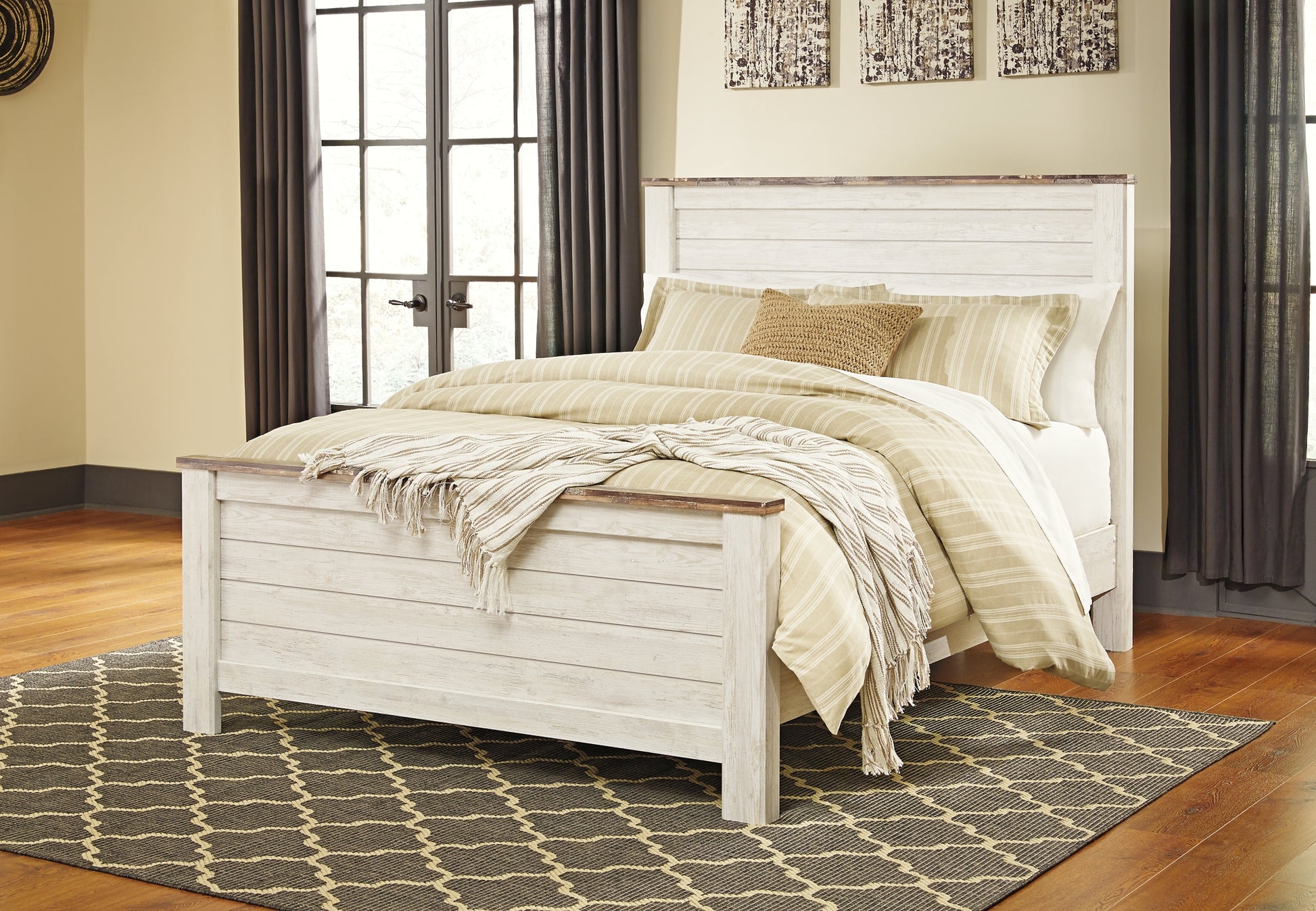 Willowton Queen Panel Bed with Mattress JB's Furniture Furniture, Bedroom, Accessories