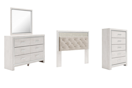Altyra Queen Panel Headboard with Mirrored Dresser and Chest JB's Furniture  Home Furniture, Home Decor, Furniture Store
