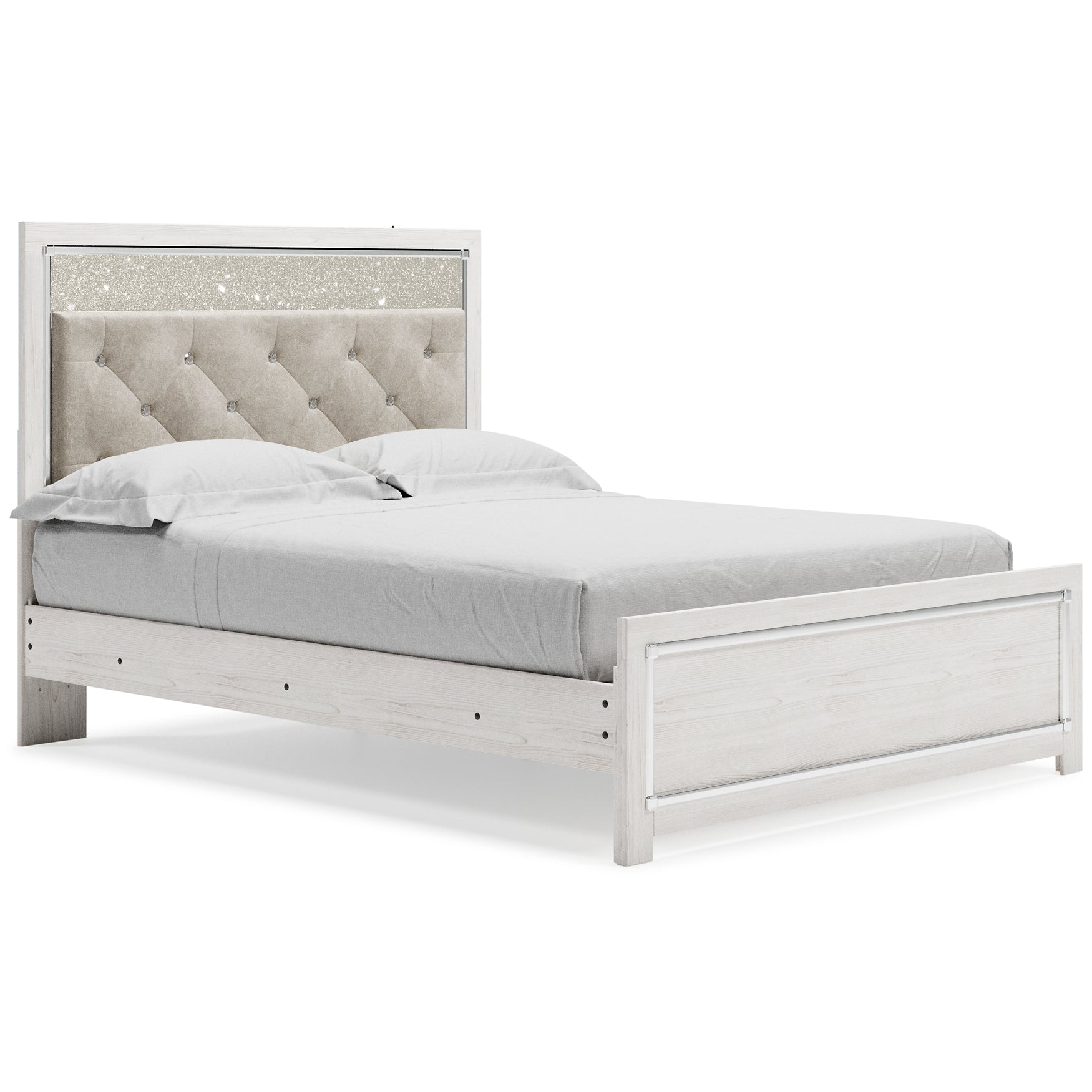 Altyra Queen Panel Bed with Mirrored Dresser, Chest and 2 Nightstands JB's Furniture  Home Furniture, Home Decor, Furniture Store