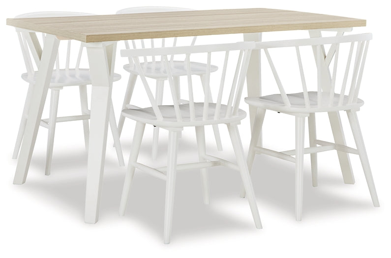Grannen Dining Table and 4 Chairs JB's Furniture  Home Furniture, Home Decor, Furniture Store