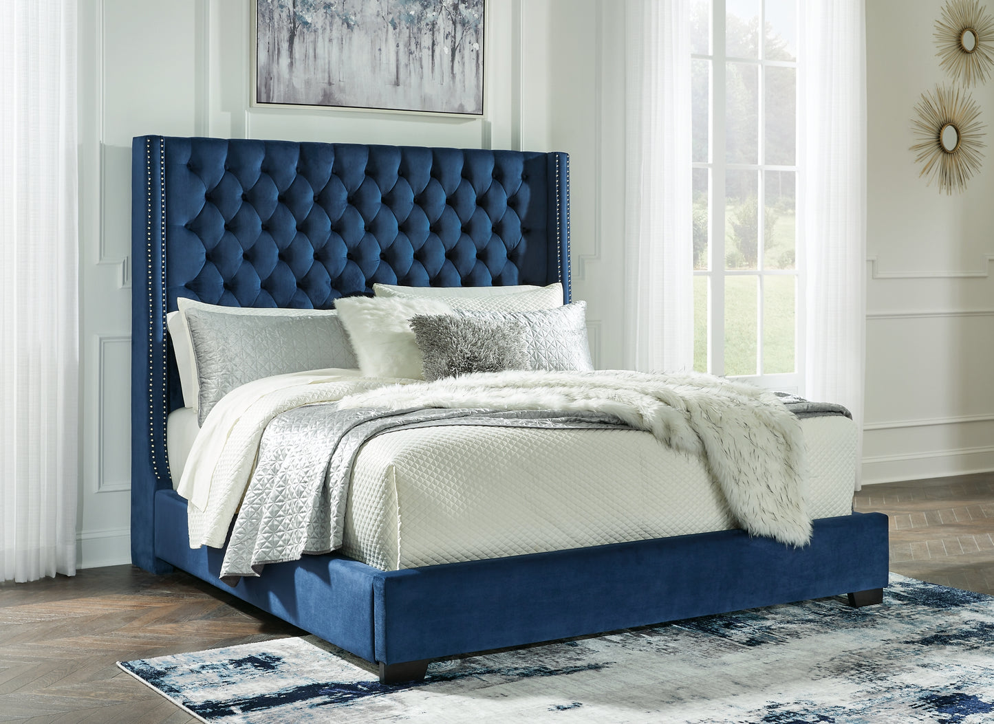 Coralayne Queen Upholstered Bed with Dresser JB's Furniture  Home Furniture, Home Decor, Furniture Store