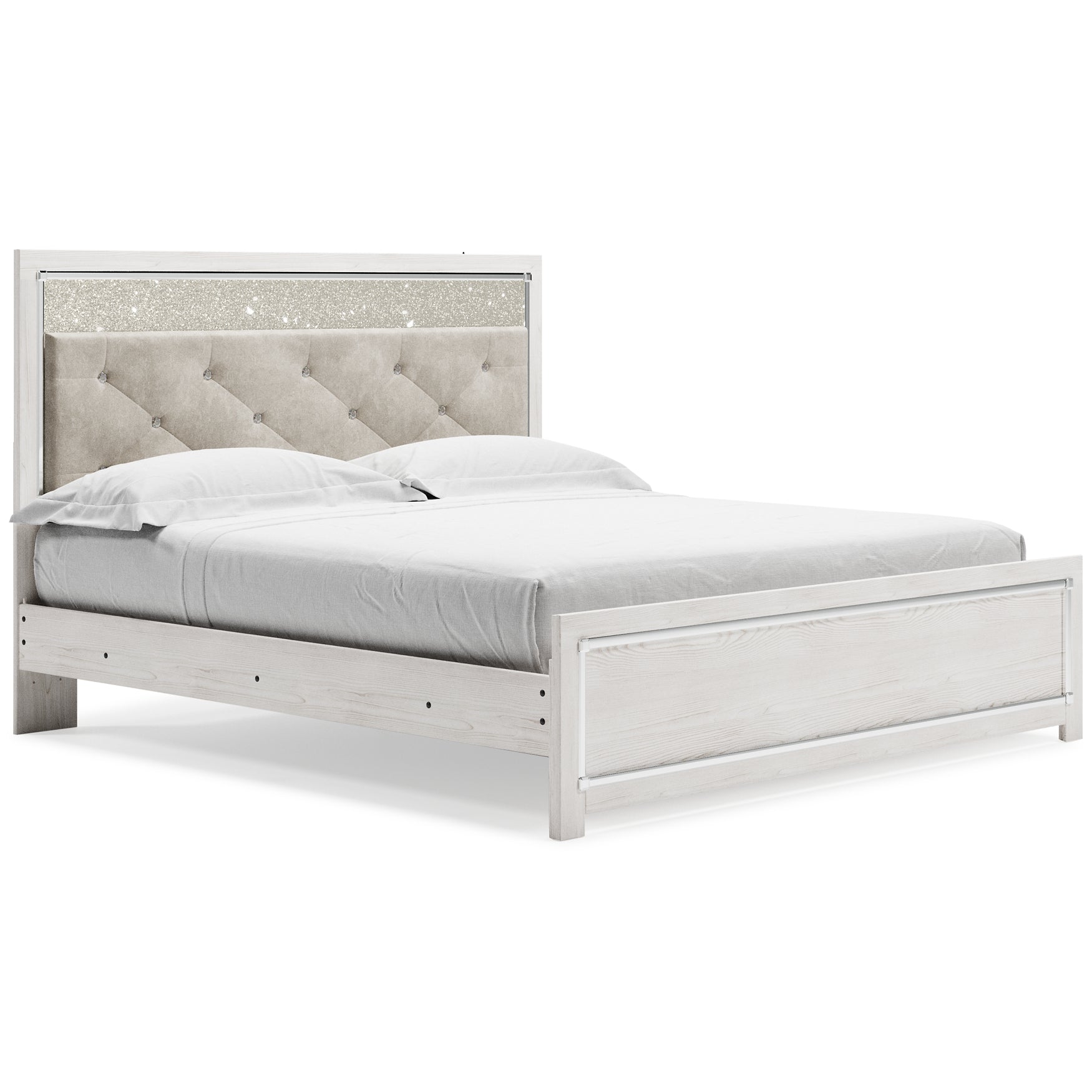 Altyra King Panel Bed with Mirrored Dresser, Chest and 2 Nightstands JB's Furniture  Home Furniture, Home Decor, Furniture Store