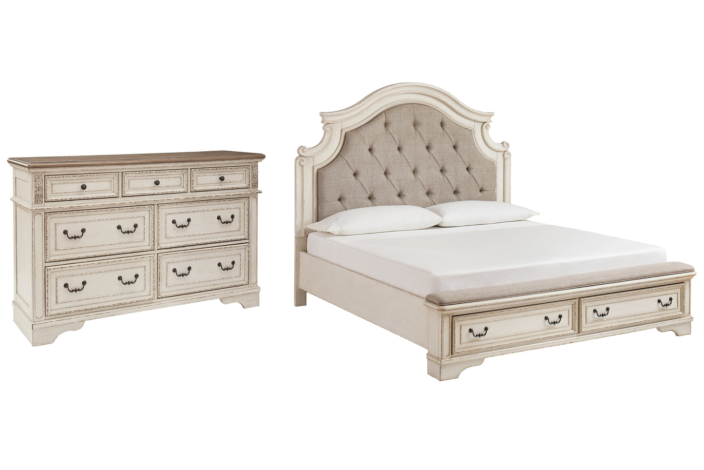 Realyn Queen Upholstered Bed with Dresser JB's Furniture  Home Furniture, Home Decor, Furniture Store