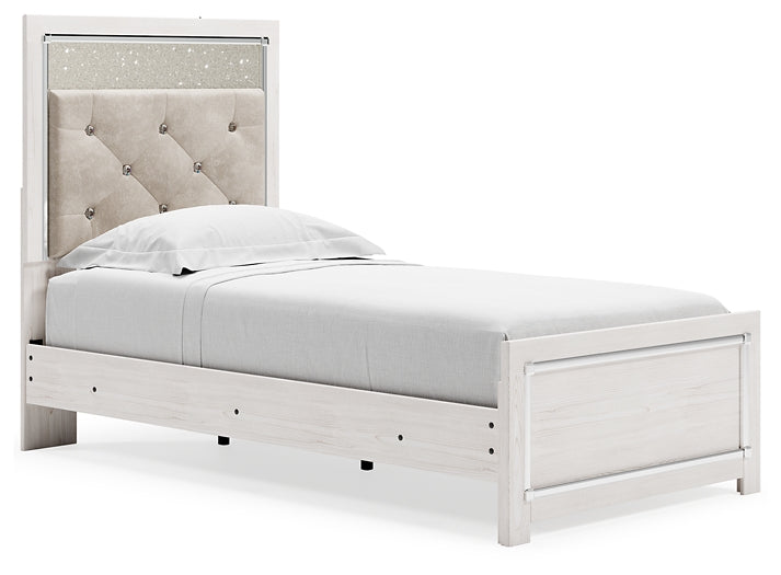 Altyra Twin Panel Bed with Mirrored Dresser JB's Furniture  Home Furniture, Home Decor, Furniture Store