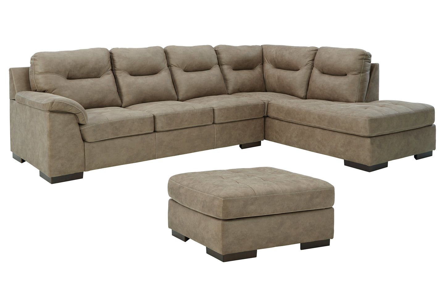 Maderla 2-Piece Sectional with Ottoman JB's Furniture  Home Furniture, Home Decor, Furniture Store