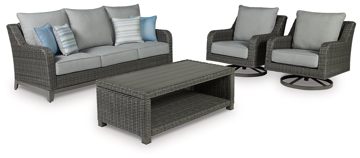 Elite Park Outdoor Sofa and 2 Chairs with Coffee Table JB's Furniture  Home Furniture, Home Decor, Furniture Store
