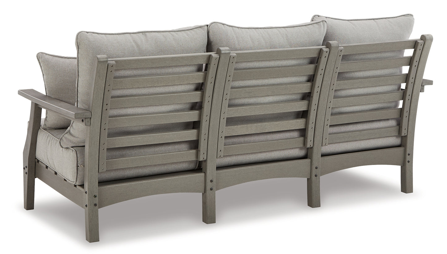 Visola Outdoor Sofa with Coffee Table JB's Furniture Furniture, Bedroom, Accessories