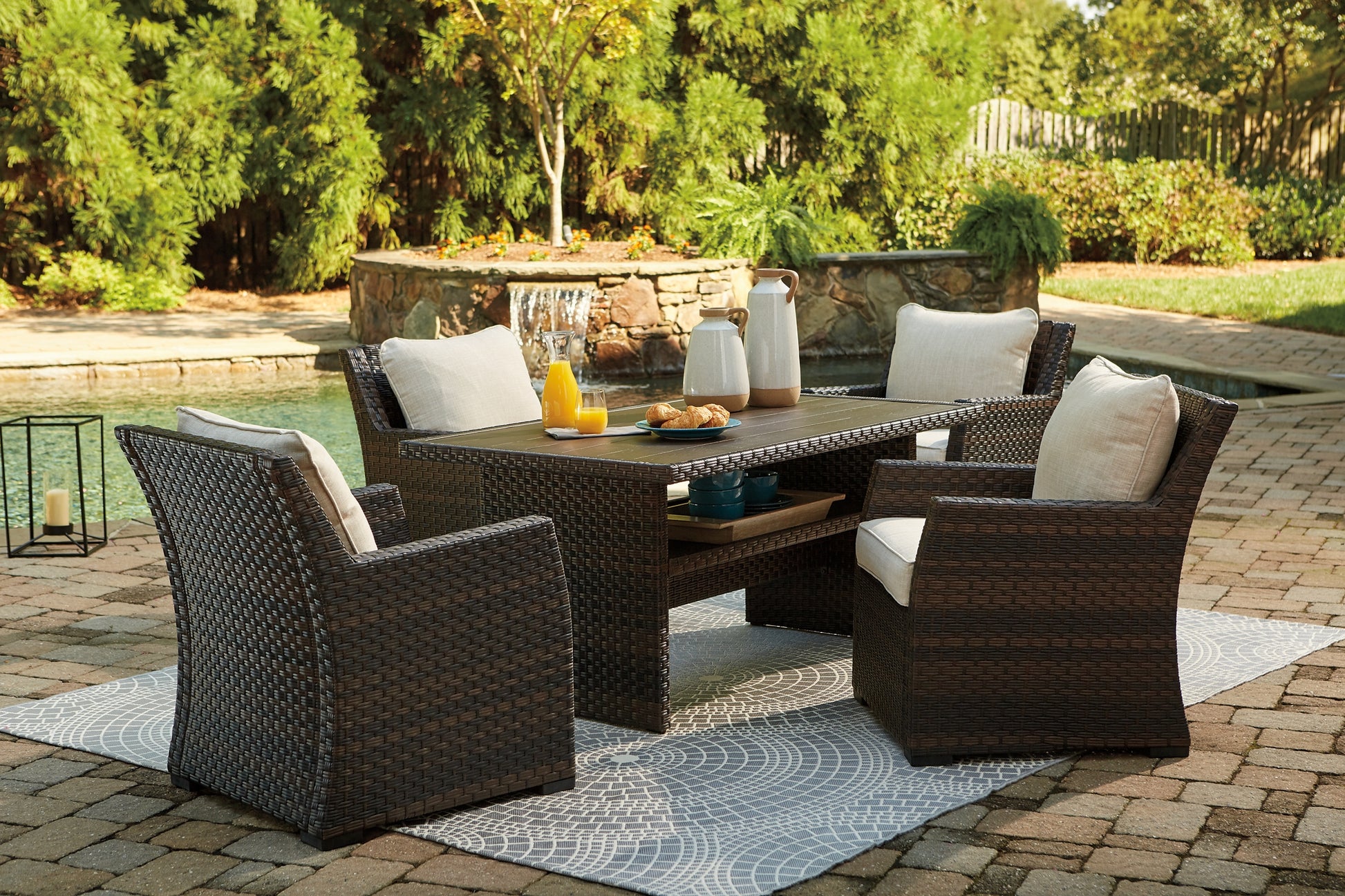 Easy Isle Outdoor Dining Table and 4 Chairs JB's Furniture  Home Furniture, Home Decor, Furniture Store