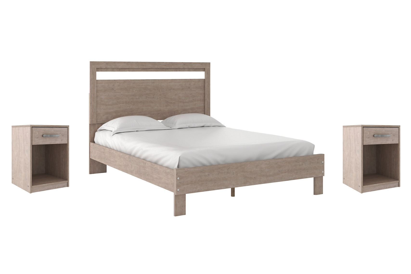 Flannia Queen Panel Platform Bed with 2 Nightstands JB's Furniture  Home Furniture, Home Decor, Furniture Store