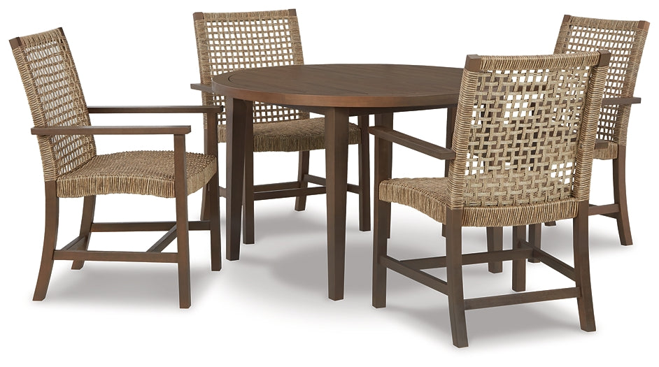 Germalia Outdoor Dining Table and 4 Chairs JB's Furniture  Home Furniture, Home Decor, Furniture Store
