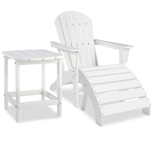 Sundown Treasure Outdoor Adirondack Chair and Ottoman with Side Table JB's Furniture  Home Furniture, Home Decor, Furniture Store