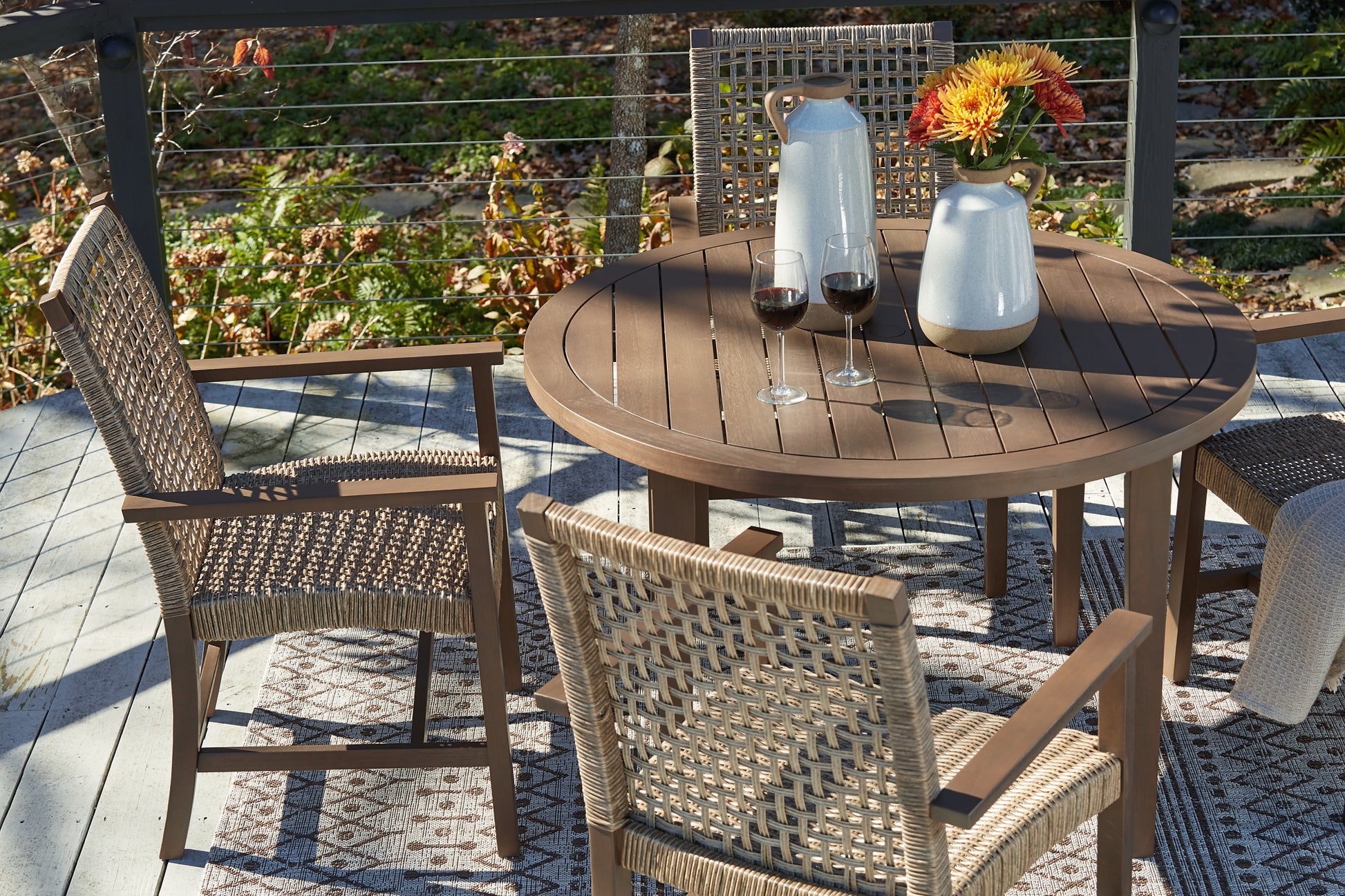Germalia Outdoor Dining Table and 4 Chairs JB's Furniture  Home Furniture, Home Decor, Furniture Store