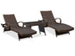 Kantana 2 Chaise Lounge Chairs with End Table JB's Furniture  Home Furniture, Home Decor, Furniture Store