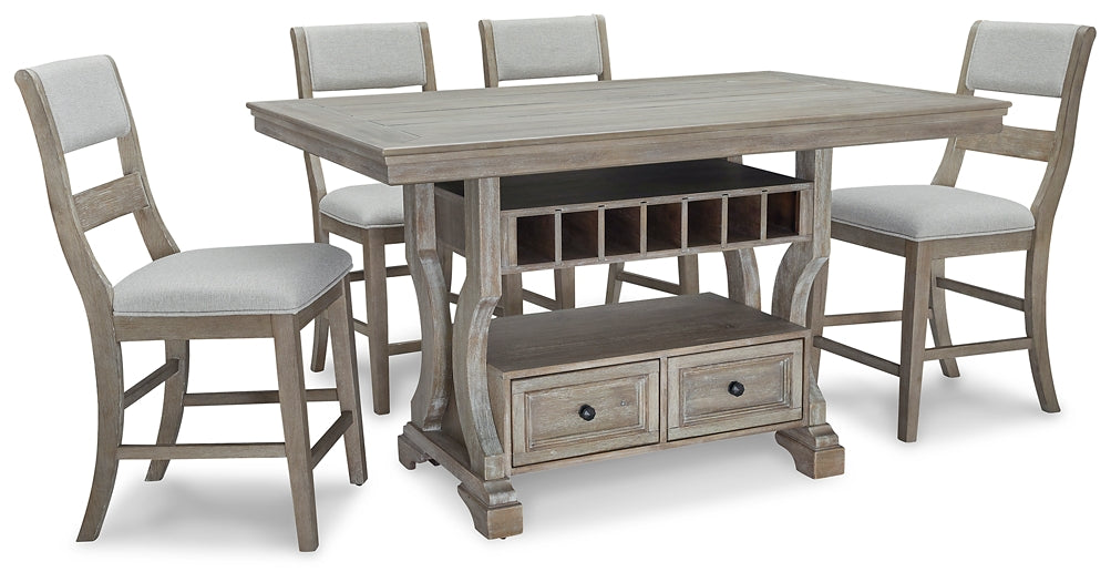 Moreshire Counter Height Dining Table and 4 Barstools JB's Furniture  Home Furniture, Home Decor, Furniture Store
