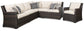 Easy Isle 3-Piece Outdoor Sectional with Chair JB's Furniture Furniture, Bedroom, Accessories