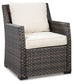 Easy Isle 3-Piece Outdoor Sectional with Chair and Coffee Table JB's Furniture Furniture, Bedroom, Accessories
