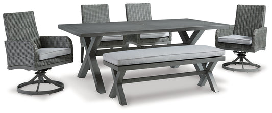 Elite Park Outdoor Dining Table and 4 Chairs and Bench JB's Furniture  Home Furniture, Home Decor, Furniture Store