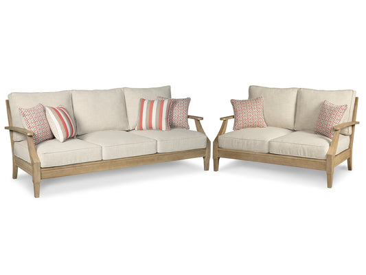 Clare View Outdoor Sofa and Loveseat JB's Furniture Furniture, Bedroom, Accessories