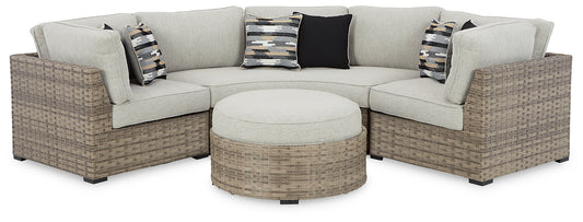 Calworth 5-Piece Outdoor Sectional with Ottoman JB's Furniture  Home Furniture, Home Decor, Furniture Store