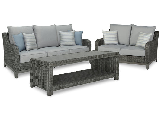 Elite Park Outdoor Sofa and Loveseat with Coffee Table JB's Furniture  Home Furniture, Home Decor, Furniture Store