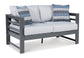 Amora Outdoor Sofa, Loveseat and 2 Lounge Chairs with Coffee Table and End Table JB's Furniture Furniture, Bedroom, Accessories