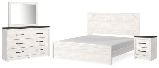 Gerridan King Panel Bed with Mirrored Dresser and Nightstand JB's Furniture  Home Furniture, Home Decor, Furniture Store