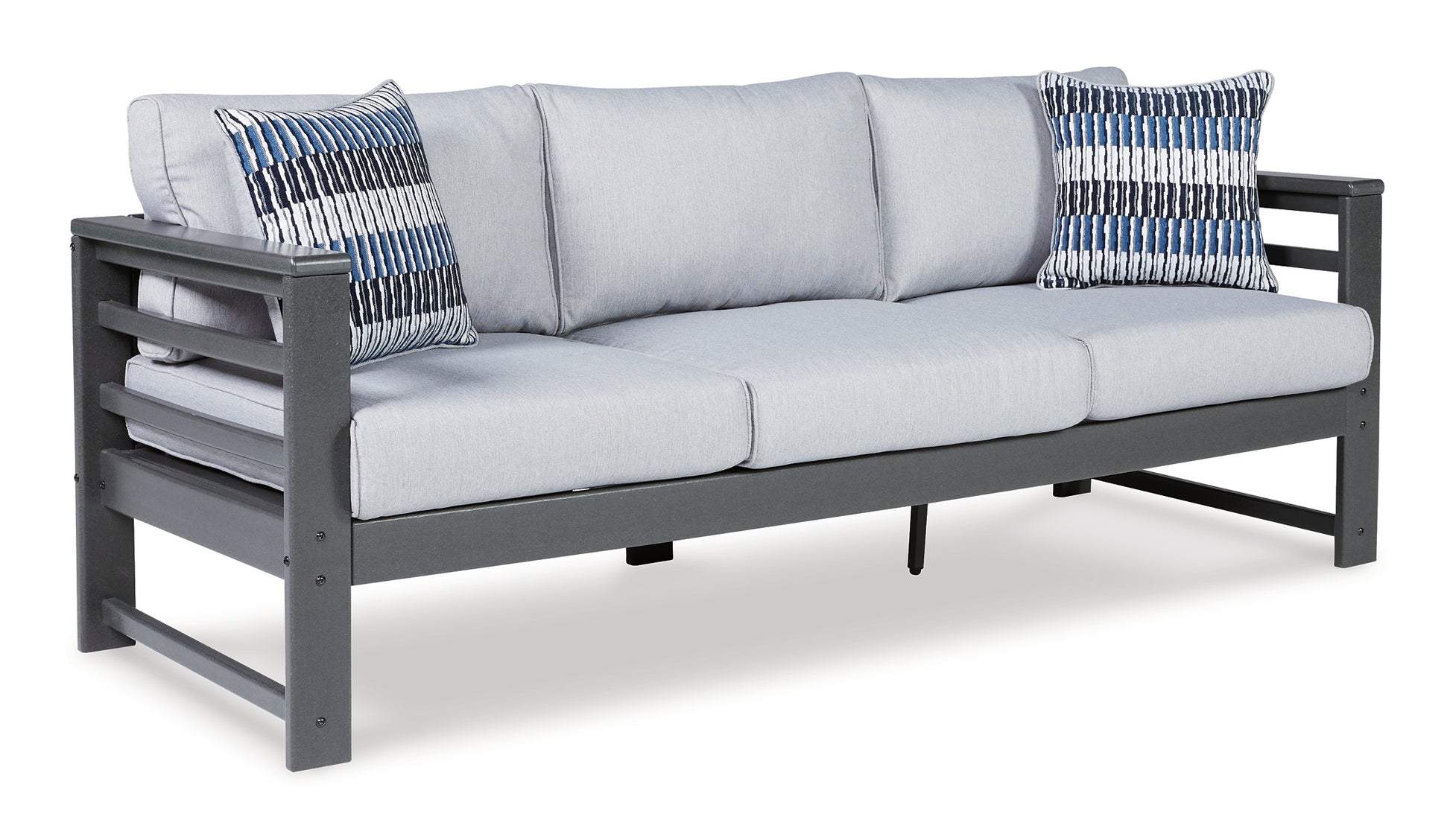 Amora Outdoor Sofa, Loveseat and 2 Lounge Chairs with End Table JB's Furniture Furniture, Bedroom, Accessories