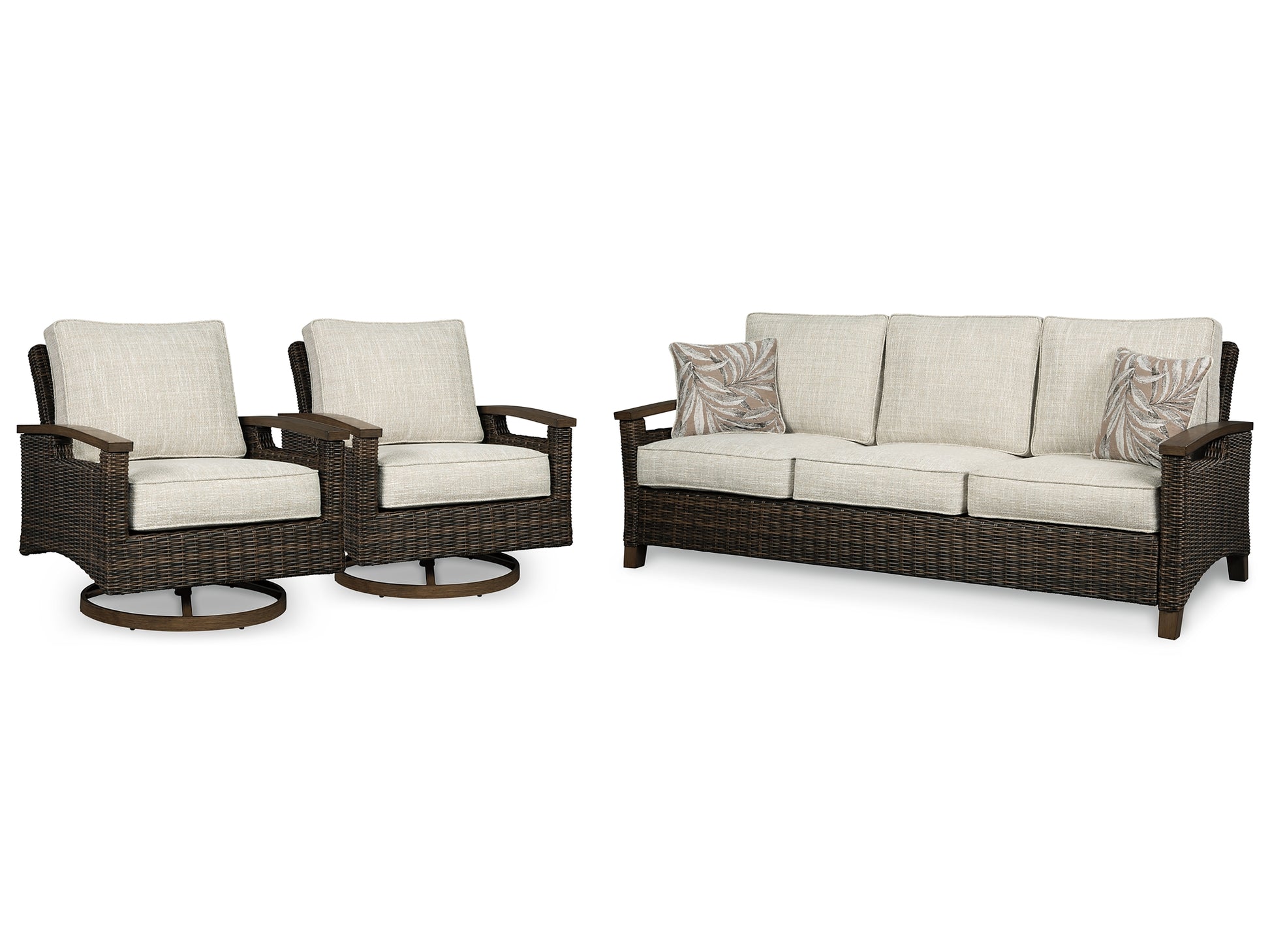 Paradise Trail Outdoor Sofa with 2 Lounge Chairs JB's Furniture  Home Furniture, Home Decor, Furniture Store