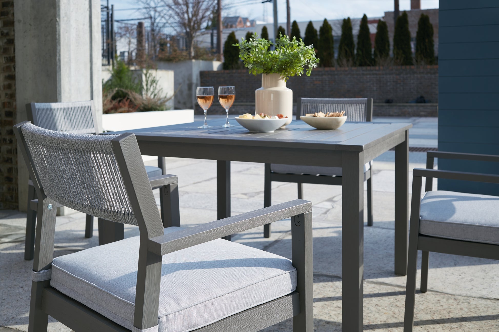 Eden Town Outdoor Dining Table and 4 Chairs JB's Furniture  Home Furniture, Home Decor, Furniture Store